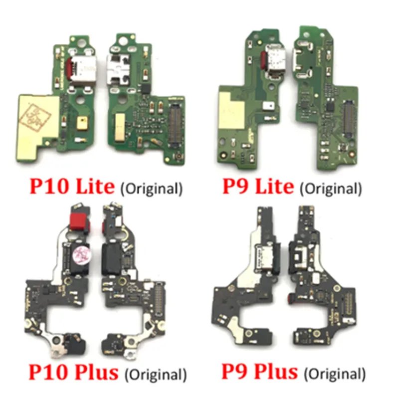 100% Original USB Connector Charger Charging Port For Huawei P9 P10 P20 P30 P40 Lite E Plus Pro Dock Charge Board Flex Cable