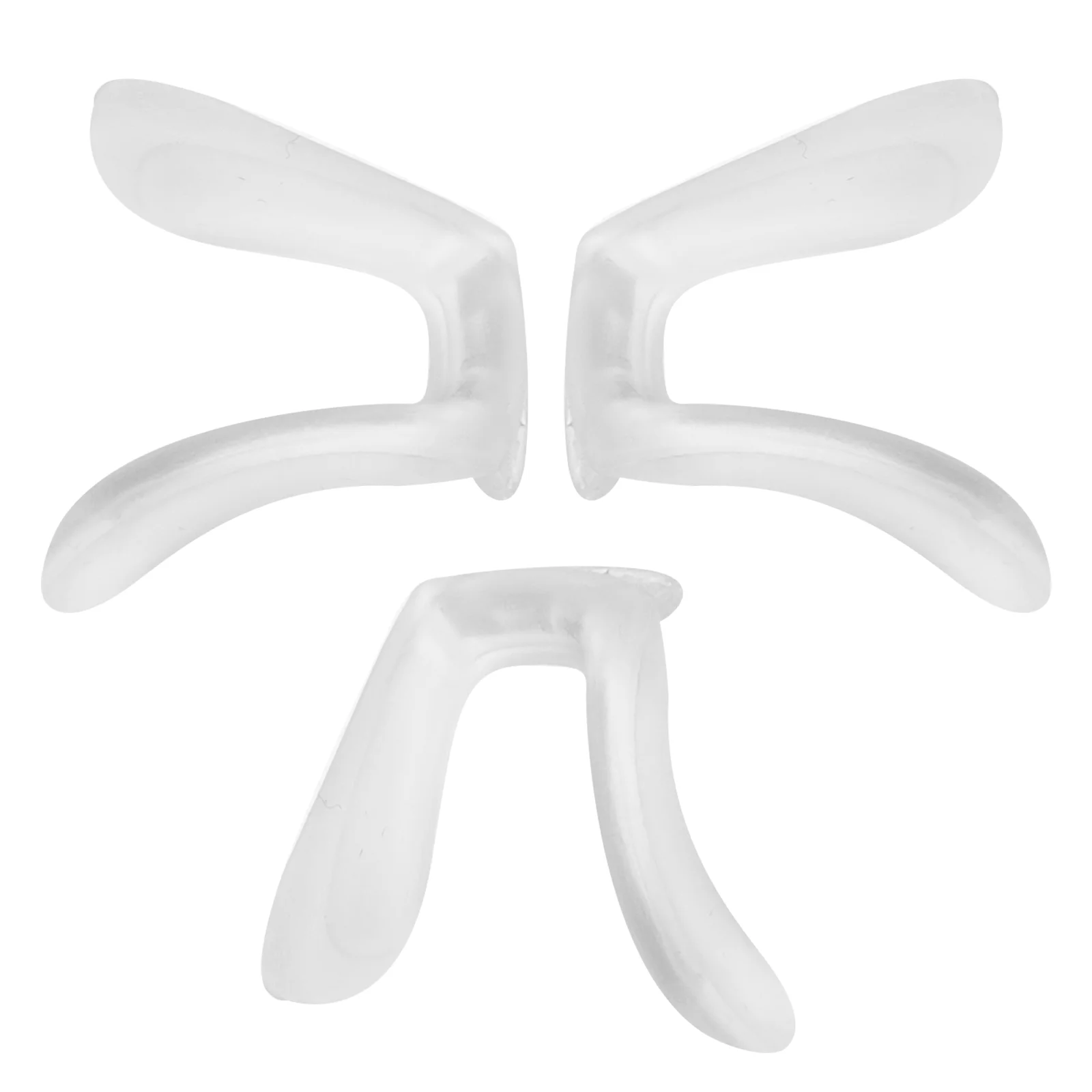 

3 Pcs Nose Pads for Students Glasses Support Set Reducing Pressure Eyeglasses Replaceable Silica