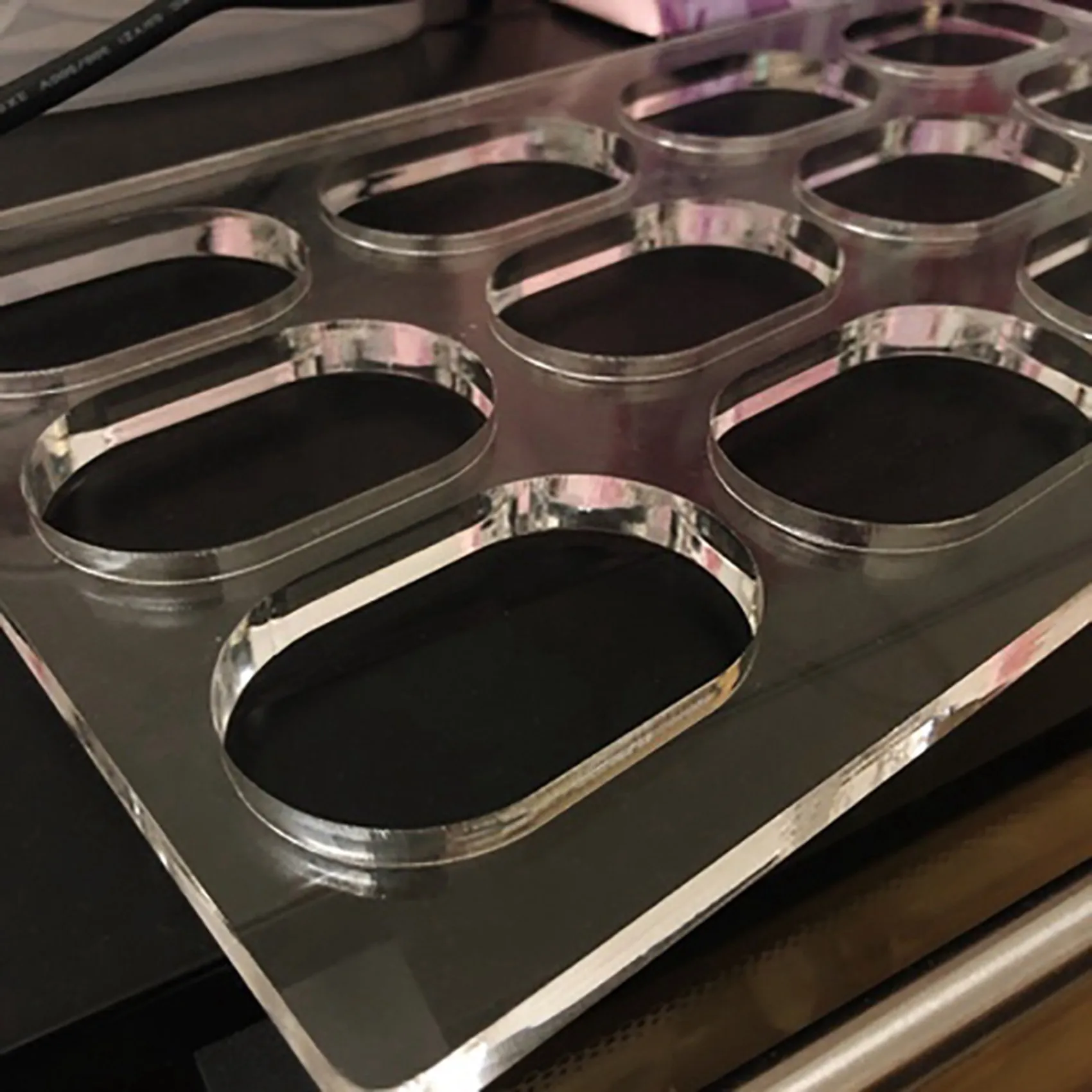 ABXF-2X Dacquoise Cake Mold Acrylic Cookie Mould Makaron Dessert Bakery Japan DIY Baking Tool
