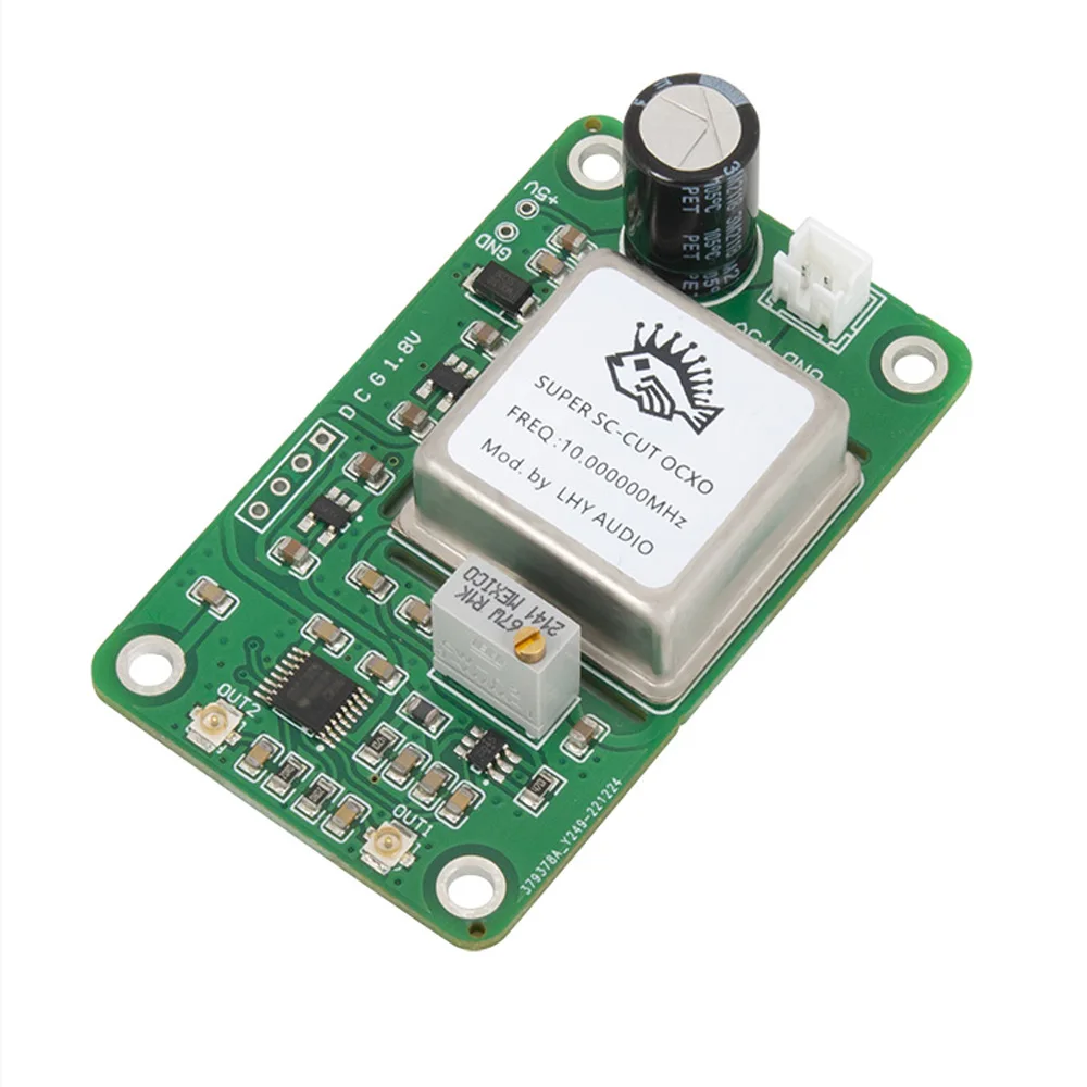 LHY Audio 10MHz 25MHz Frequency Two-way Output OCXO Thermostatic Crystal Oscillator Clock Board Upgrade Network Card