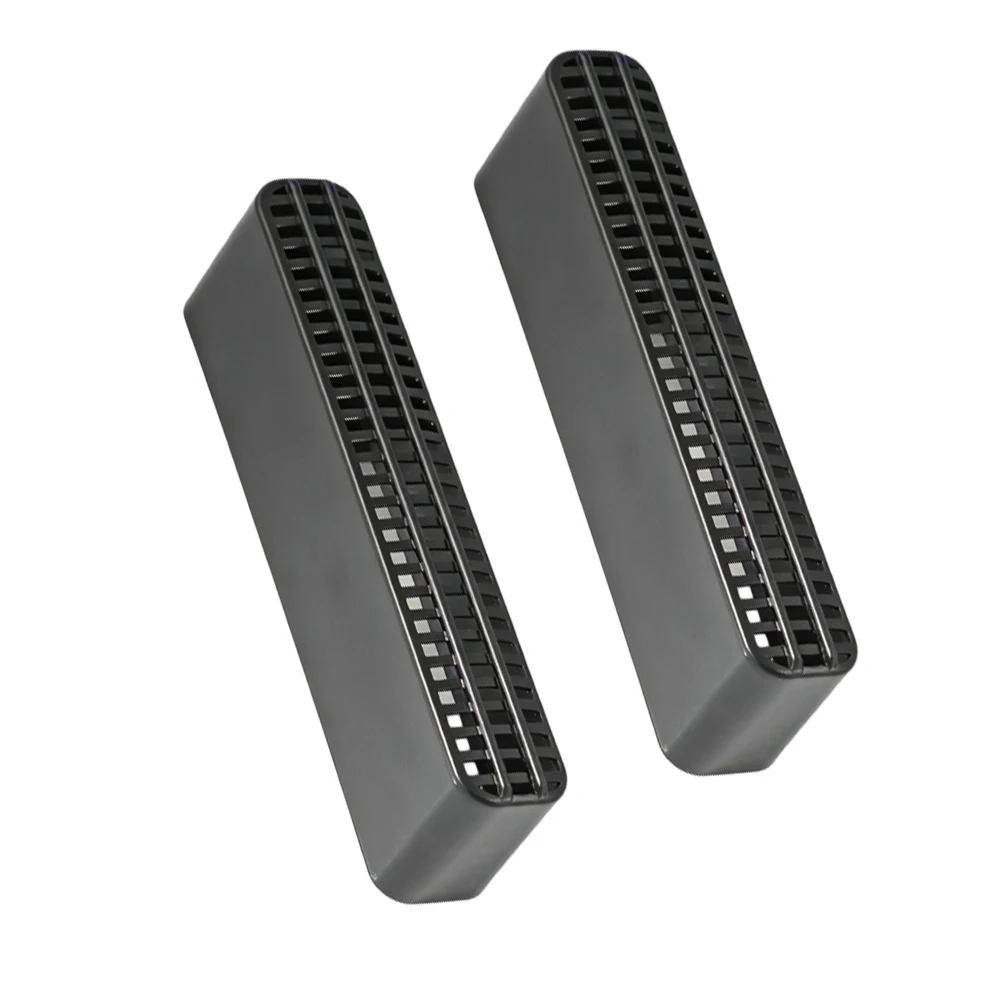 For Toyota RAV4 XA50 2019-2024 Car Rear Seat Under Air Vent Duct Outlet Cover Shell Accessories ABS Black