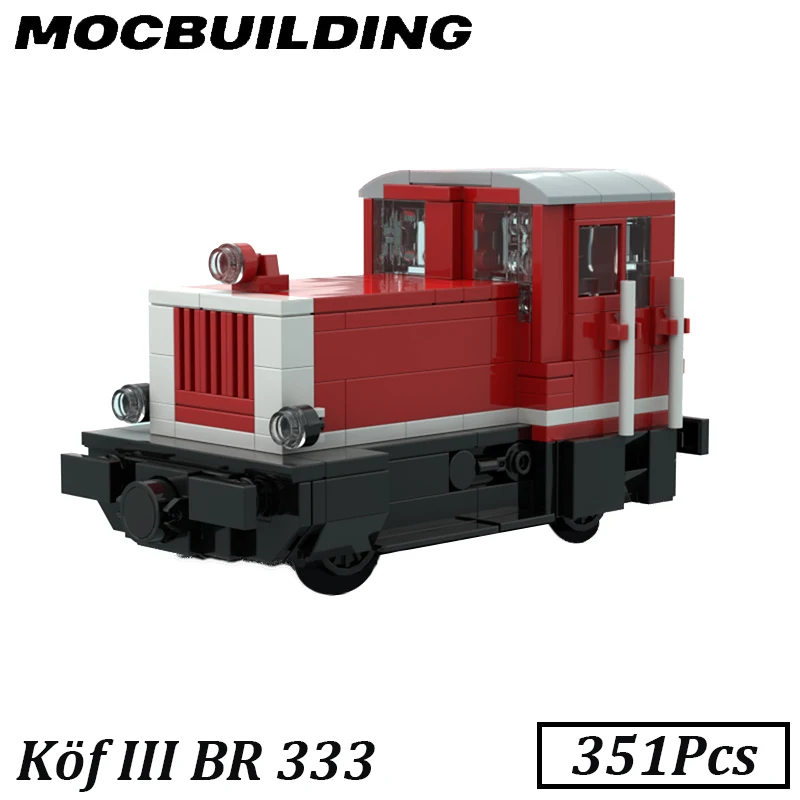 Train BR 333 MOC Building Blocks Brick Train Model Toys Gift Display Construction Assembled Bricks Christmas Present