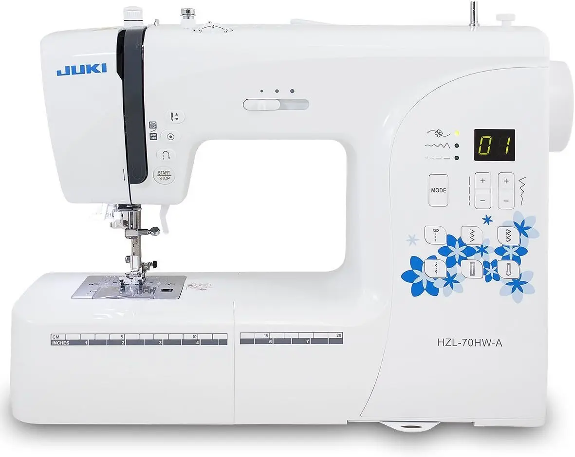 Hzl-70Hw Computer Sewing Machine With 80 Sewing Patterns, 6 Types Of Stitch Patterns, And Quick Reference Plate