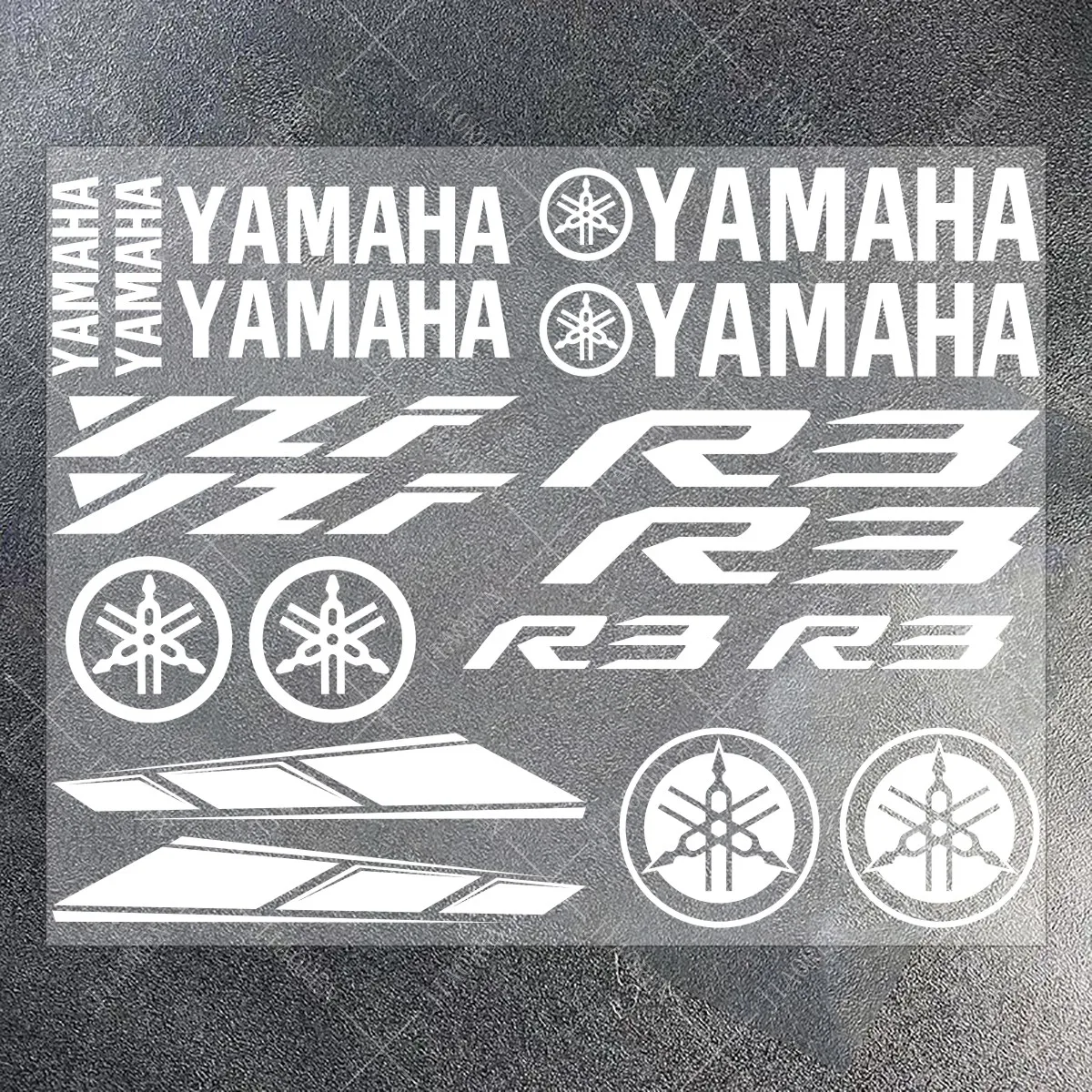 Reflective Yamaha R3 Sticker Logo Motorcycle Tank Yzf R3 Decal Vinyl Kit