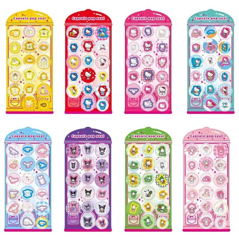 

40pcs 3D Capsule Pop Seal Stickers DIY Mobile Phone Case Decoration Crystal Sticker Paper Decorative Stickers Wholesale