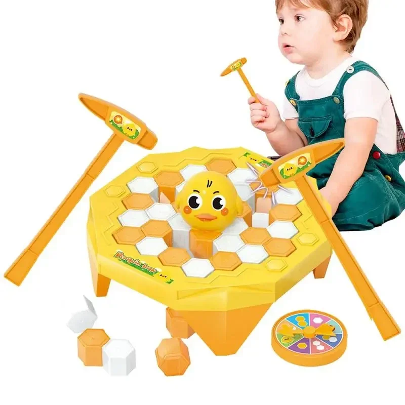 Children Toys Family Party Save the Penguin Ice Cube Breaker Trap Kids Adult Board Game Stress Relief Interesting Toy Best Game image 3