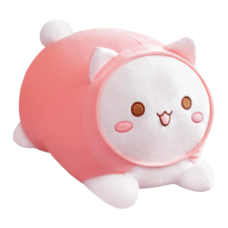 FBIL-Cat Plushies Toys, Cute Funny Dumpling Toys Animal Plush Doll For Kids Children Girls Soft Cartoon Pillow