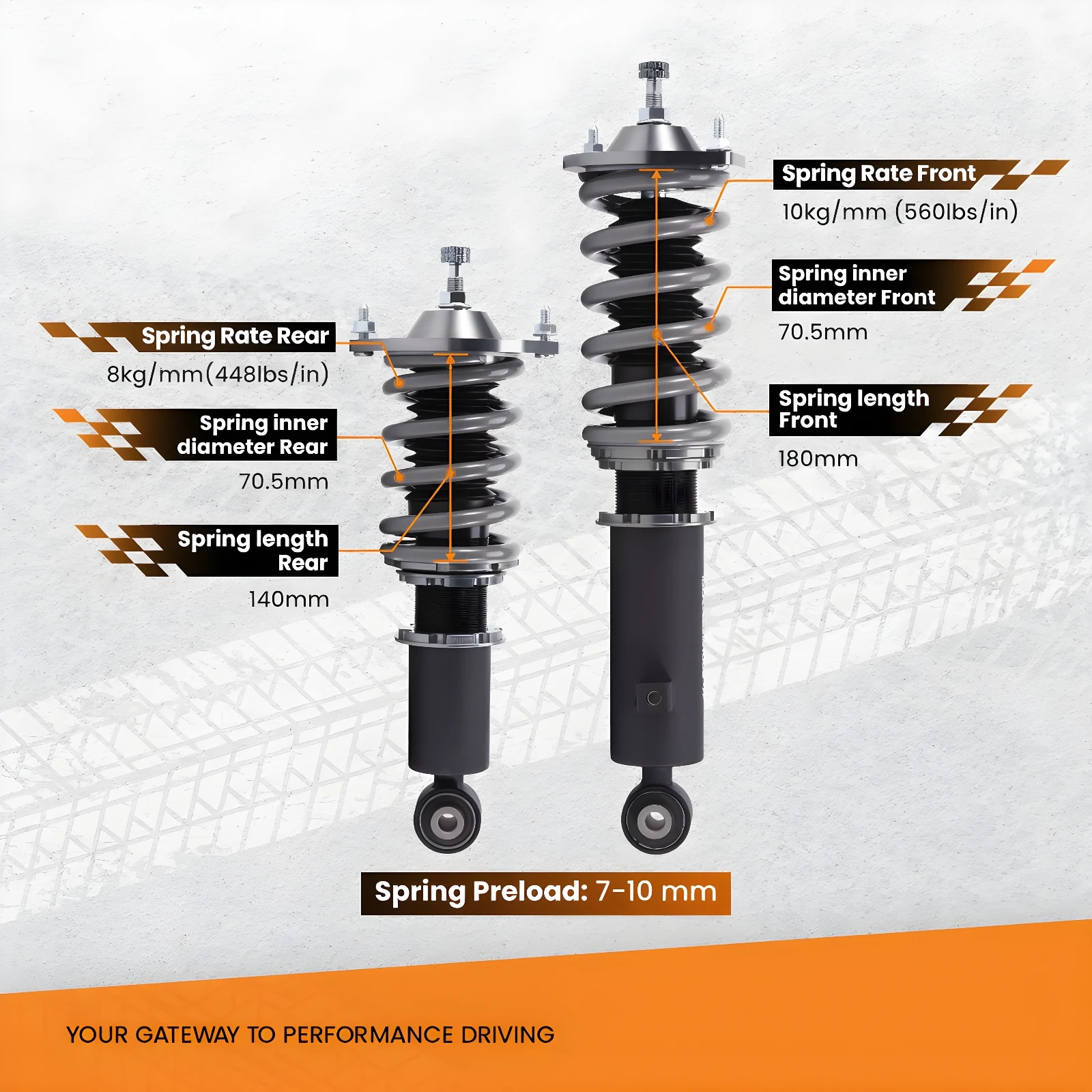 طقم خفض التعليق كويلوفر لمازدا MX-5 I (NA) 1989-1998 1.6 1.8