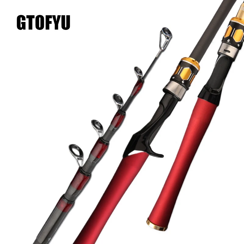 

2.1-2.7m Telescopic Fishing Rod Multifunction Spinning Casting Rod High Carbon Fishing Fish Pole Durable Anti Slip Fishing Rod