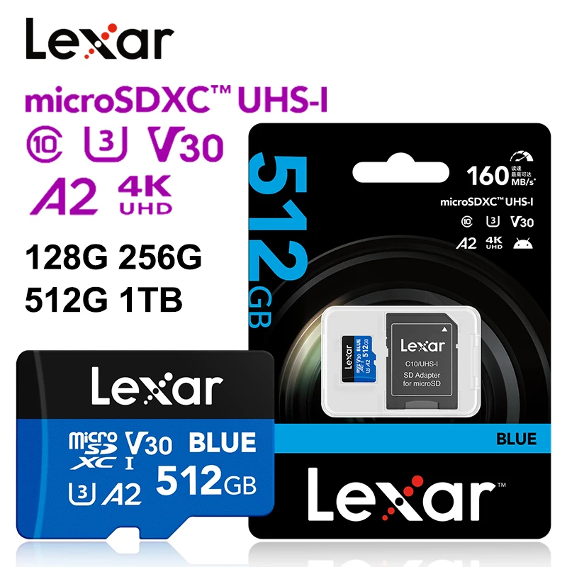 Lexar Blue Microsdx…