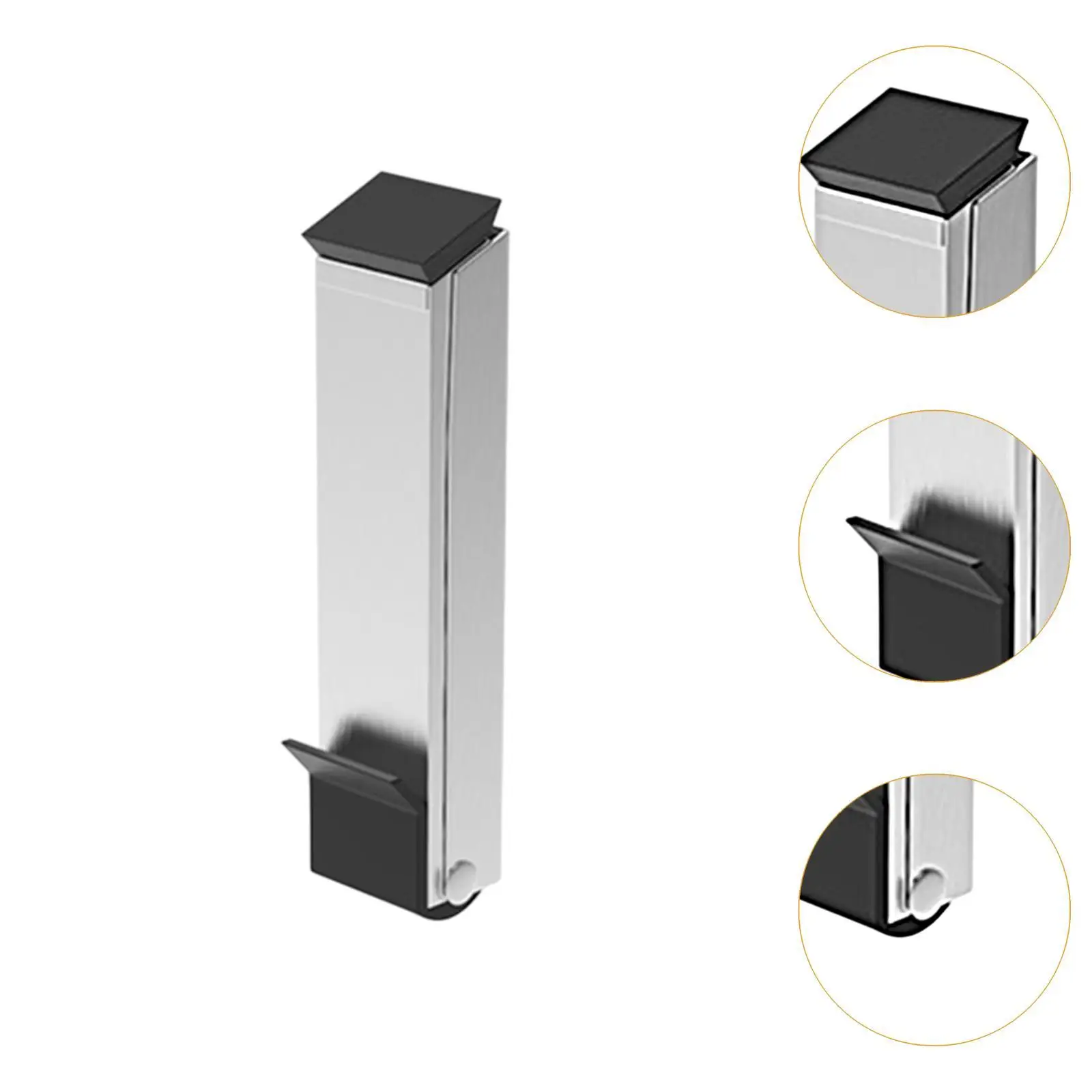 Tope de puerta Tope de puerta desplegable a prueba de viento para apartamento garaje lavandería