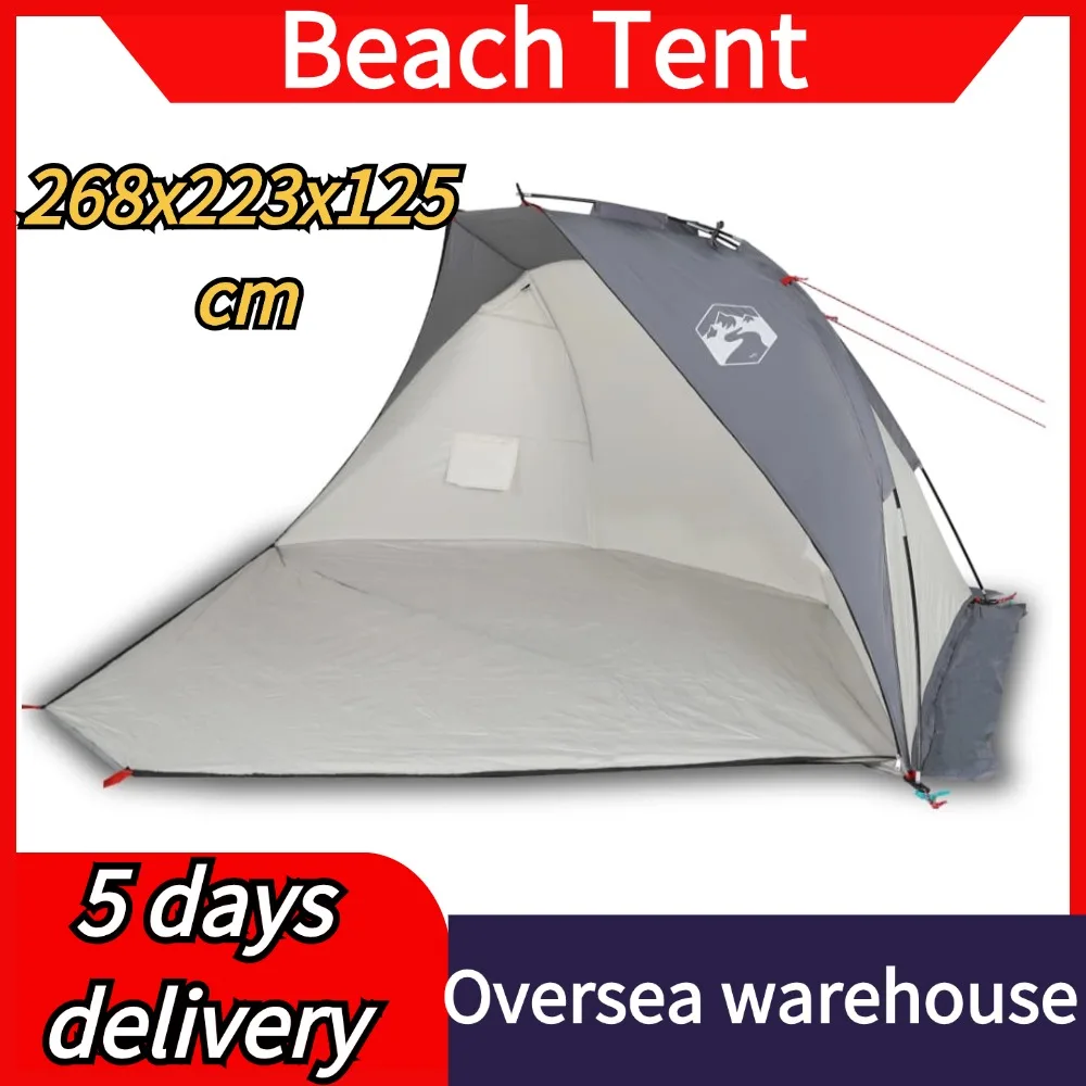 Outdoor Camping Fully Automatic Portable Folding Camping Tent 2-3 Person Beach Tent Quick Opening Two Person Camping Set