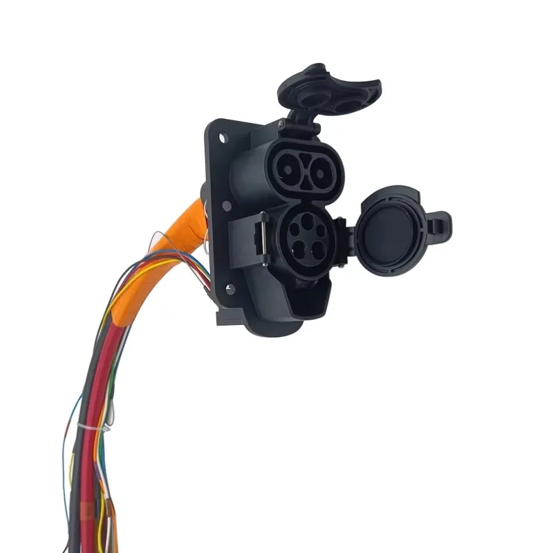 New Energy Vehicle Parts 150a Inlet Connector Ev Ccs1 Socket Ev Car Accessories Ccs1 Inlet Socket view 2