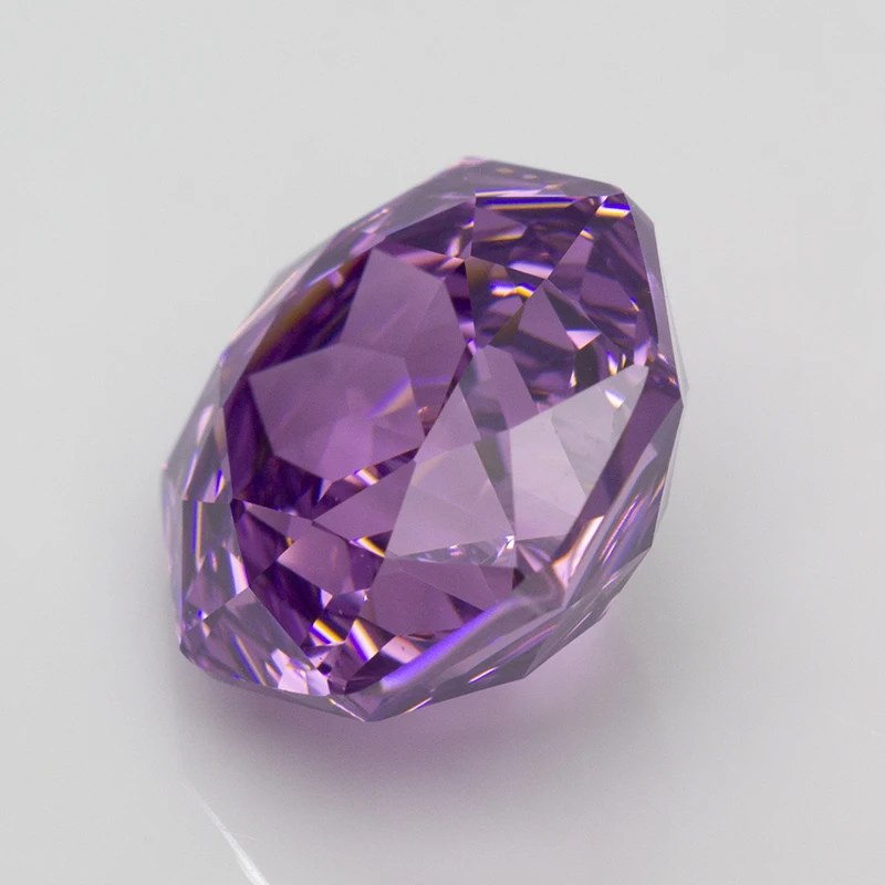 New 5A Purple Millennium Octagon Rose Cut Cubic Zirconia Loose Gemstones for Jewerly Making