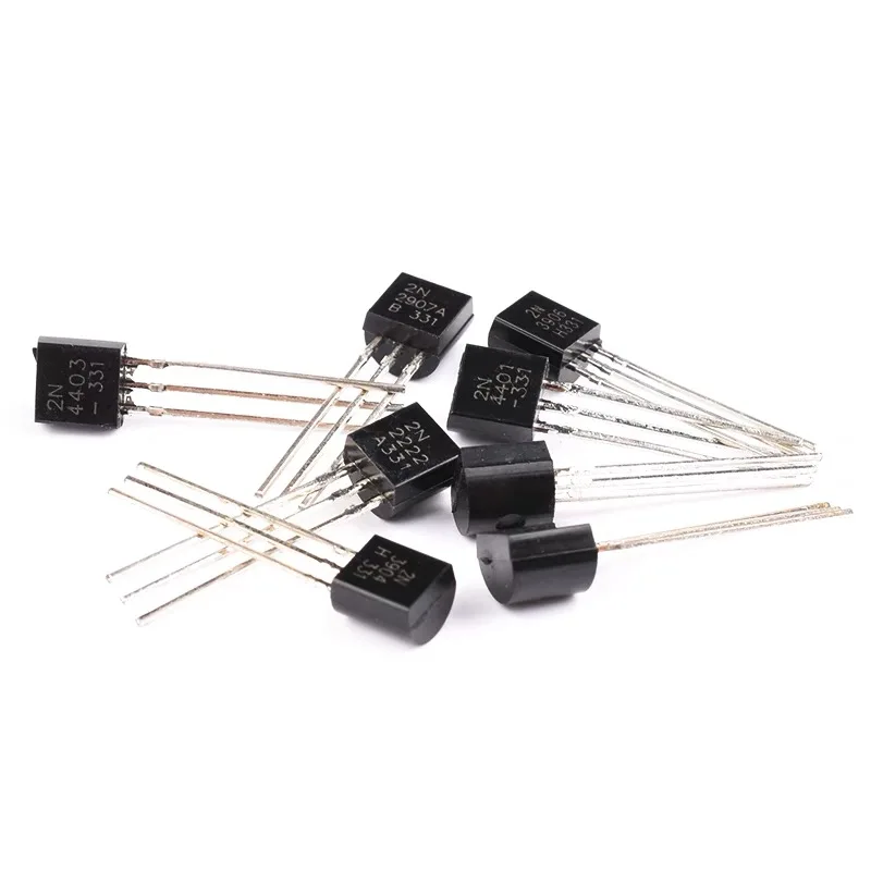 Transistor-Kit bc327 bc337 2 n2222 2 n2907 2 n3904 2 n3906 s8050 s8550 a1015 c1815 pnp/npn 10 Werte bis-92 Transistoren eingestellt