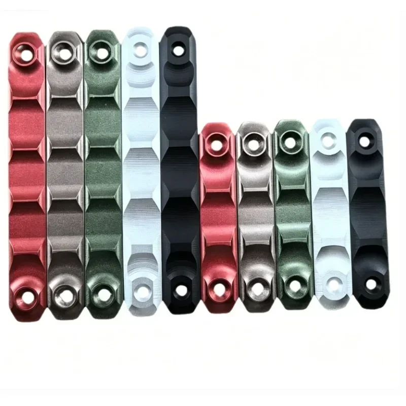 CNC Aluminium MLOK Handschutzabdeckungen Dune Matrix Honeycomb Dragon Scale SLR MK8 Schienen-Dekorteile – Detail 4