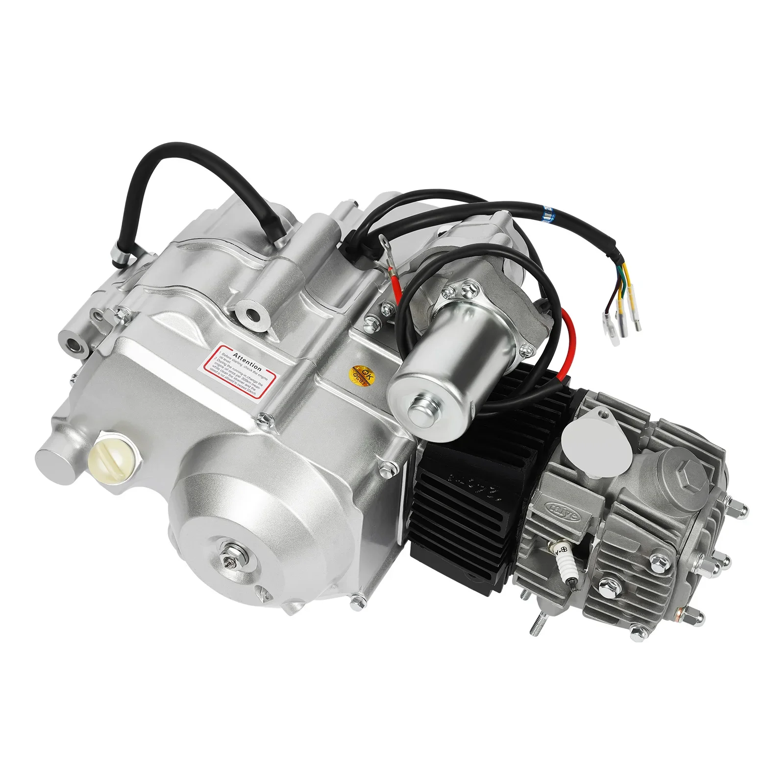 125CC 4 Stroke Engine Motor Single-cylinder Semi Auto Engine Motor Kit With 3+1 Reverse 4-Speed For ATV Quad Buggy Bike Go Kart