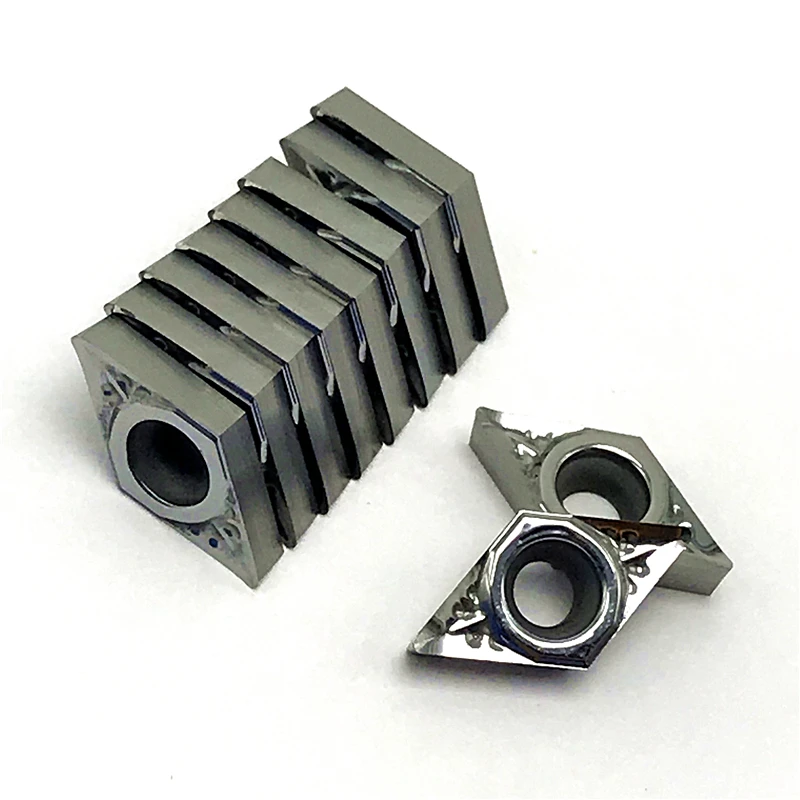 DCGT070202 DCGT070204 DCGT070208-AK H01 Aluminum Turning Tool Inserts CNC Lathe Cutting Tool Copper aluminum wood processing
