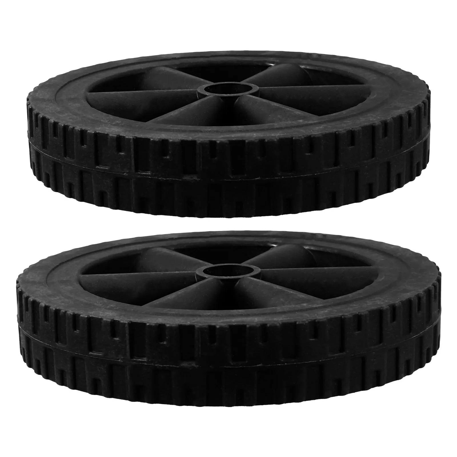 

2pcs Durable Silent High Load Capacity Replacement Wheels for Cart BBQ Gas Grill Shopping Beach Ladder