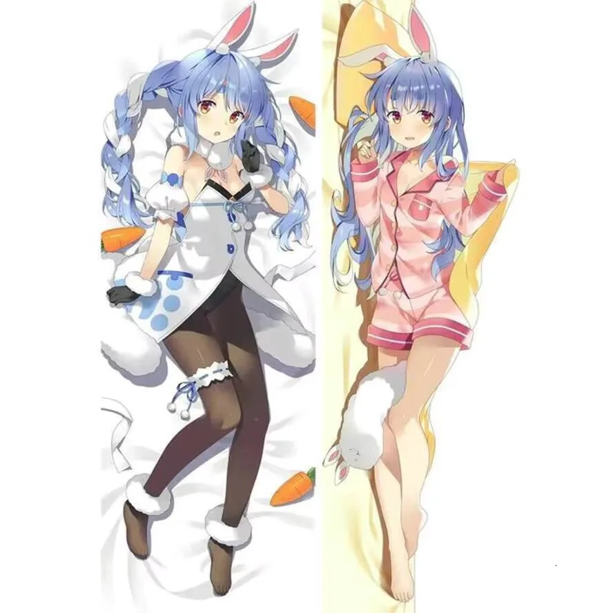 

Dakimakura Pekora аниме Usada наволочка для тела Vtuber Hololive двухсторонний принт петля Waifu подушка подарки
