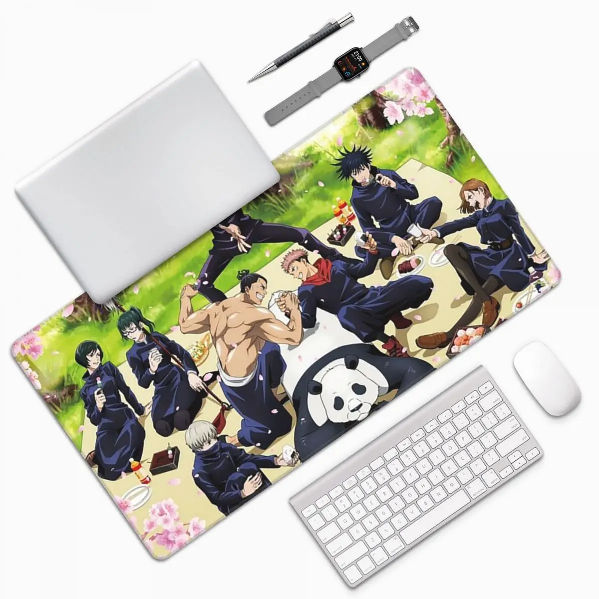 

Jujutsu Kaisen Anime Satoru Yuuji Nobara Megumi Sukuna Large Mouse Pad Computer Keyboard Mouse Mat Gamer PC Laptop Desk Mat