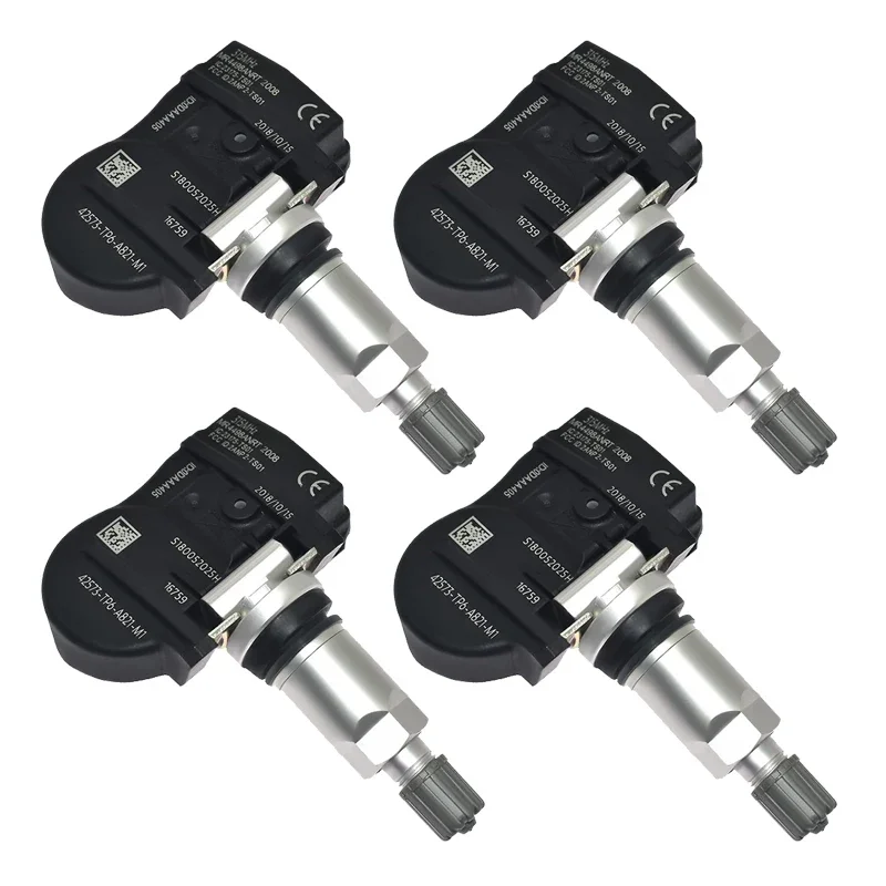 

4PCs 42753-TP6-A82 42753-TX4-A51 42753-TZ3-A51 TPMS Tire Pressure Sensor For Honda Accord Crosstour CR-V 315MHZ