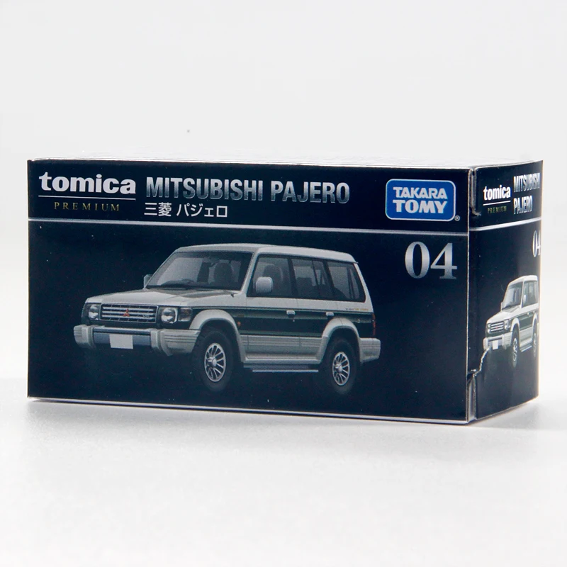 TAKARA TOMY-Tomica Mitsubishi Bobcat Pajero Off-Road SUV Modelo de Veículo Motorizado, Mini Carro de Liga Fundido, Presente de Brinquedo Infantil