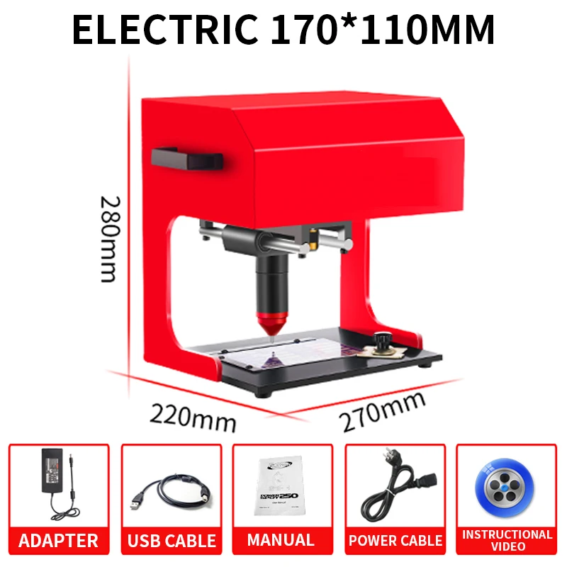 Desktop Marking Machine 170*110mm Pneumatic Marking Machine Metal Electric Sign Machine Frame Nameplate Printer