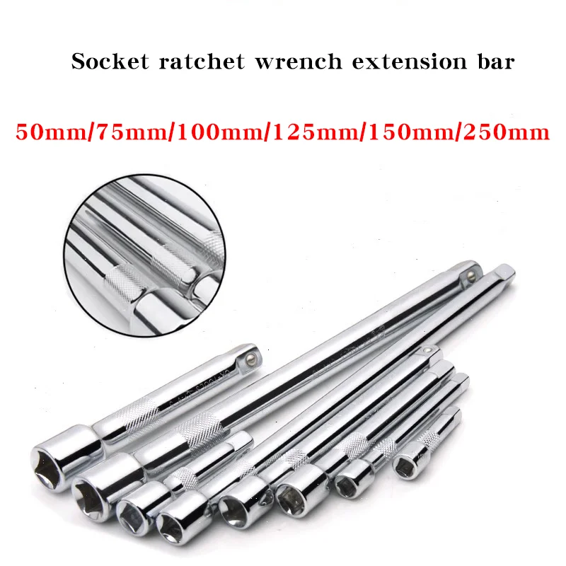 Socket Ratchet Wrench Extension Bar 1/4