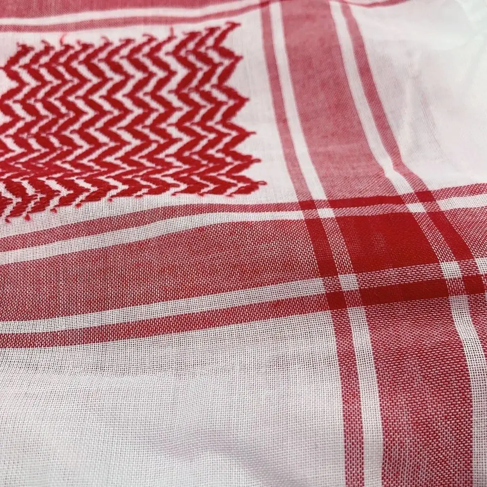 Hot Traditional Palestinian Scarf Keffiyeh Woven with Classic Patterns Kufiya Shemagh Scarf Men Women
