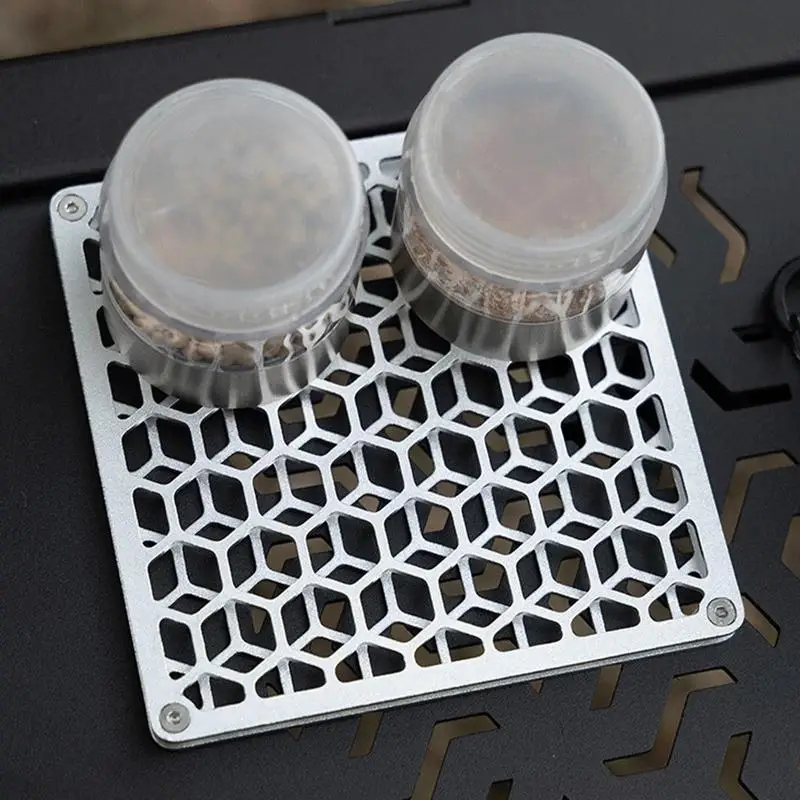 

Изоляционная подставка для уличных подставок, квадратные подставки для напитков из нержавеющей стали, нескользящая теплоизоляция, горшок для кемпинга на открытом воздухе, спиртовая плита