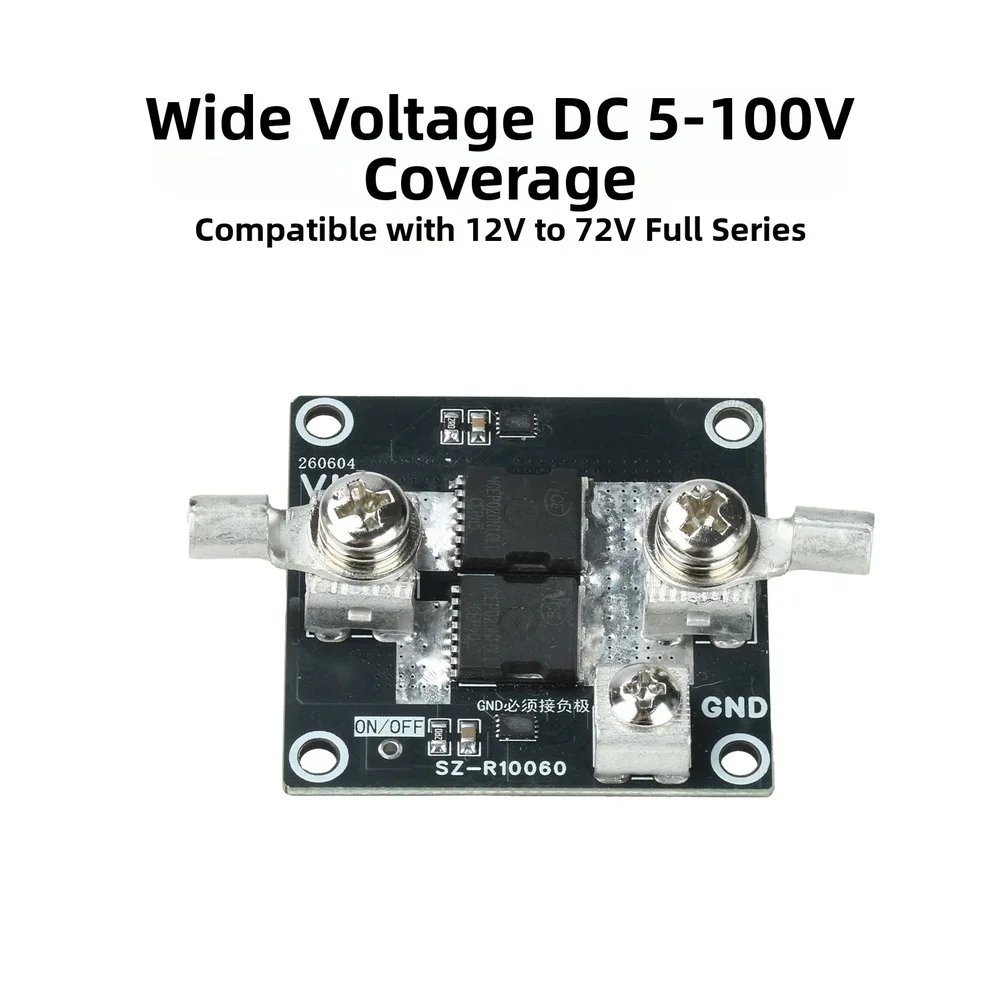 1pc FOR Ideal Diode Module DC 5-100V/DC 5-60V 100A High Current Solar Anti Backflow Dual-chip Dual-MOS Control Module Parts