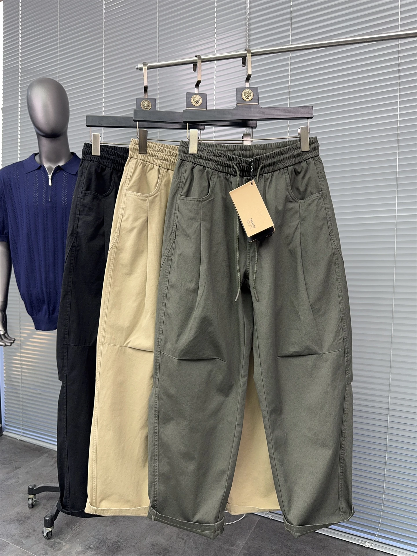 

Svip American Sle повседневные брюки мужские свободные прямые хлопковые дышащие удобные летние брюки для спецодежды