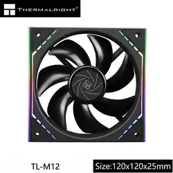 Thermalright TL-M12 12cm ARGB chassis cooling fan, unlimited frame fan, colorful halo PWM cooling fan