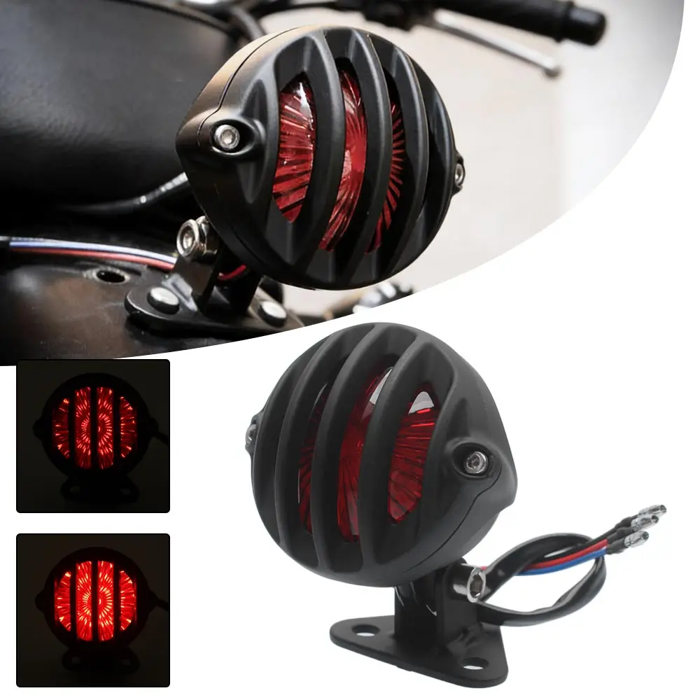 

Motorcycle 1PC LED Tail Light For Harley Honda Yamaha Suzuki Kawasaki Chopper/Bobber/CafeRacer/Touring/Custom bikes Universal