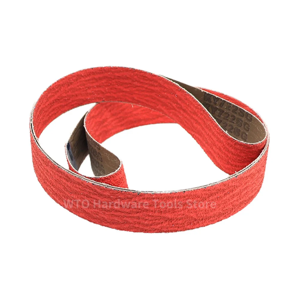 5PCS 2100*50mm Ceramic Abrasive Sanding Belt Ceramic Sanding Belts for Polishing Metal Stainless Steel Alloy Steel, 24-80 Grits