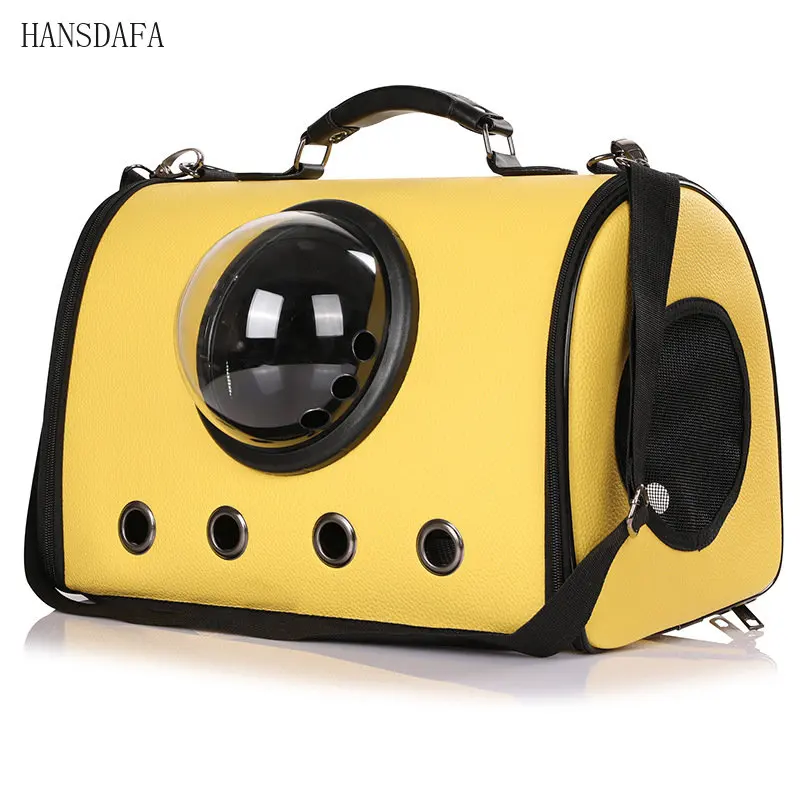 Airplane and Car Travel Dog Carriers Cataria Bubble Soft-Side Cat Pet Carrying Bag Airline Approved Foldable Dog Carrier Bag