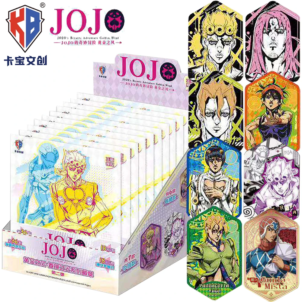 KABAO Genuine JoJo's Bizarre Adventure Collection Exquisite Badge Toys Children's Clothing Backpacks Exquisite Accessories GIft