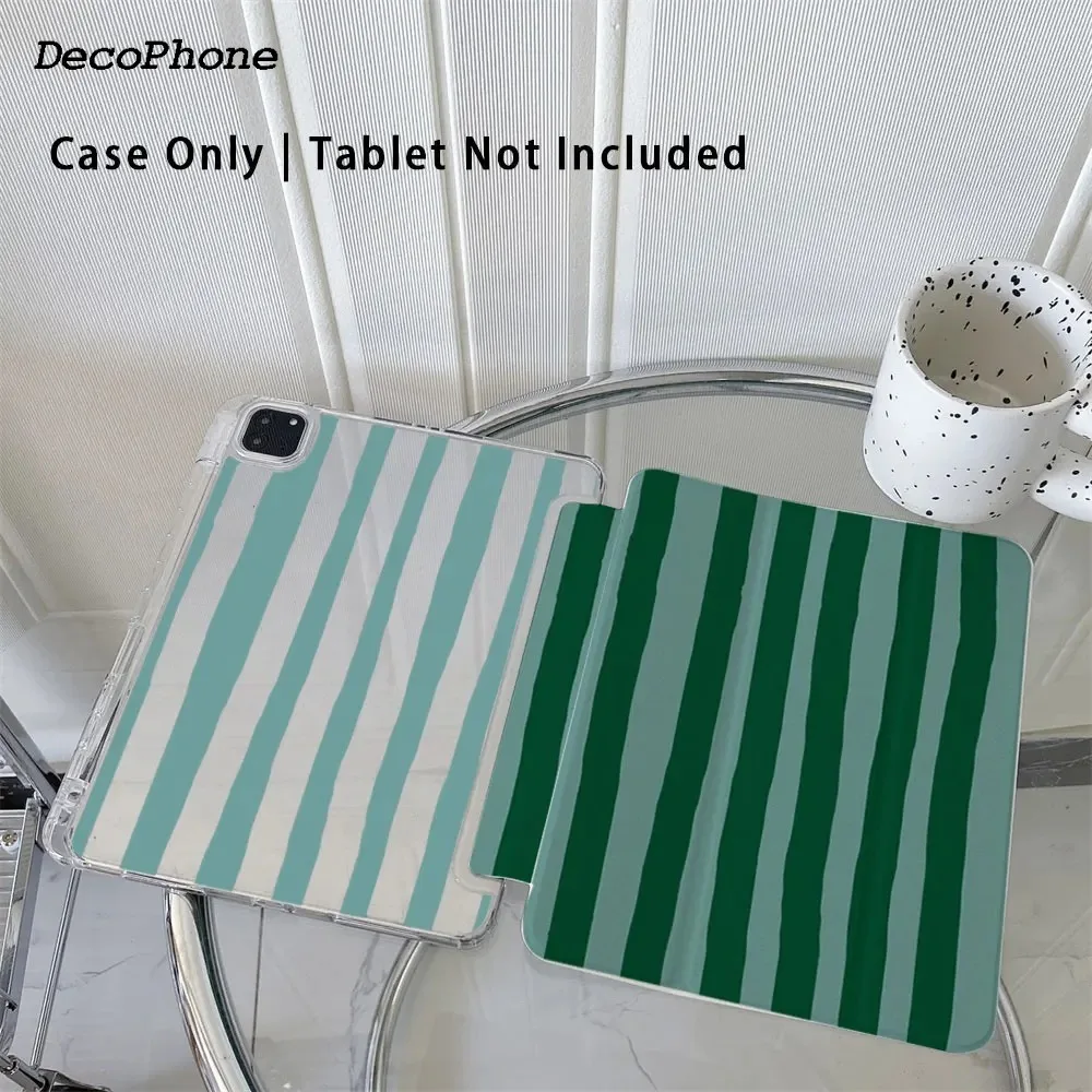 ins Blue checkered pattern tri-fold Tablet CASE For iPad pro 10/11/2020/6th/7th /8th /Air 3rd/Air 4th/9th gen/Air 5th Gen 2022/A