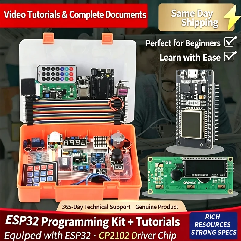 [Bilibili Recommended] ESP32 IoT Starter Kit, ESP8266 WiFi Module with Bluetooth Function