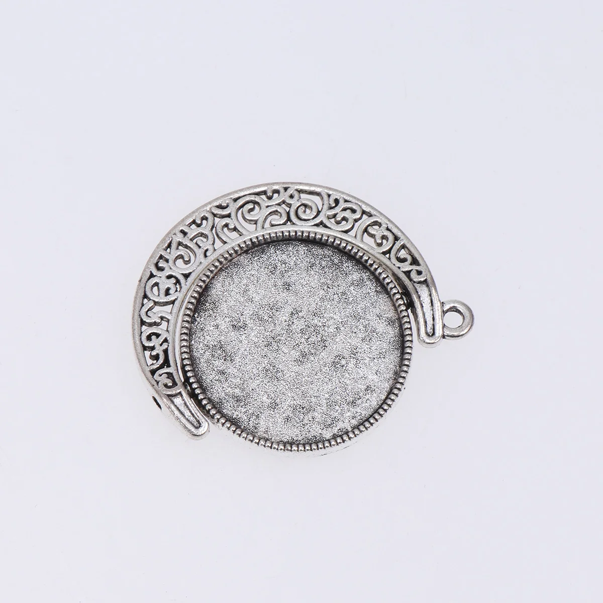 10 Pcs Rotating Double-sided Tray Nracelet Accessory for Crafting Jewelry Keychain Making Necklace Earrings DIY Beads Charms