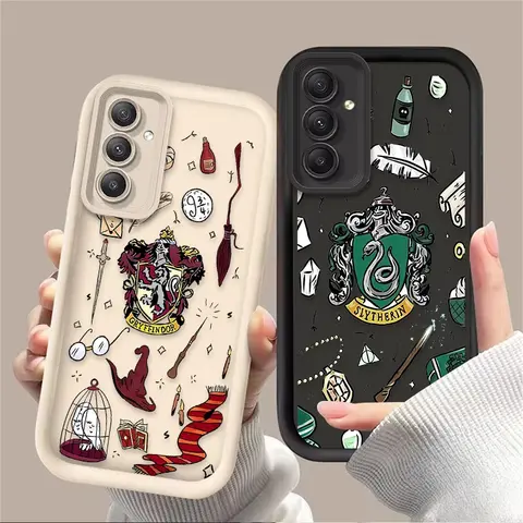 Case For Samsung Galaxy S25 S24 S23 Ultra S22 S21 Plus FE A15 A35 A54 A55 5G S24FE Magic Potters Wand Harries Soft Cover