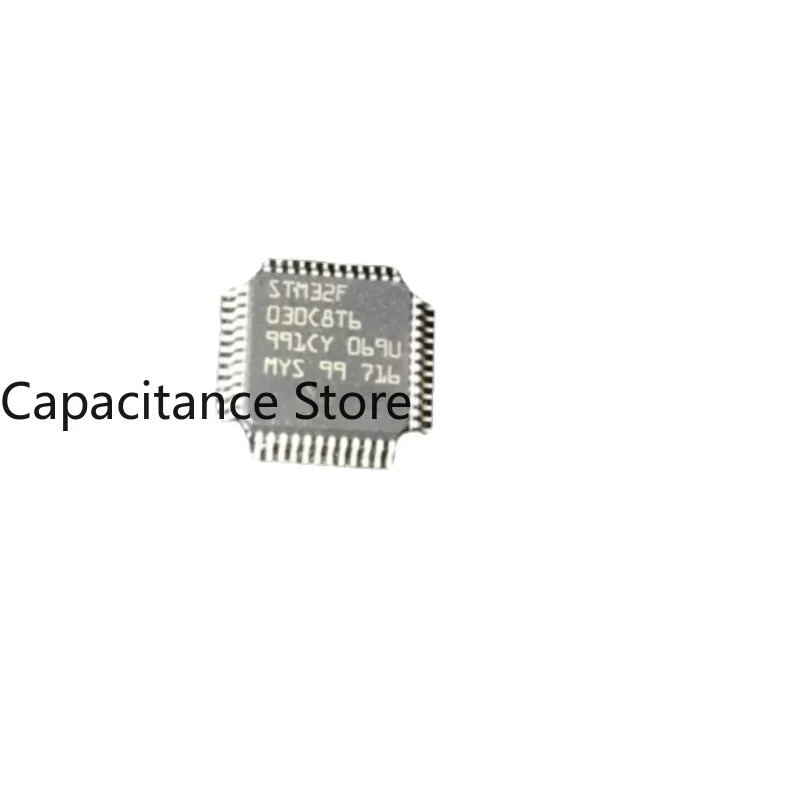 10PCS Microcontroller Chip Stm32f030c8t6stm32f030c6t6lqfp48 Has A Brand New Package.