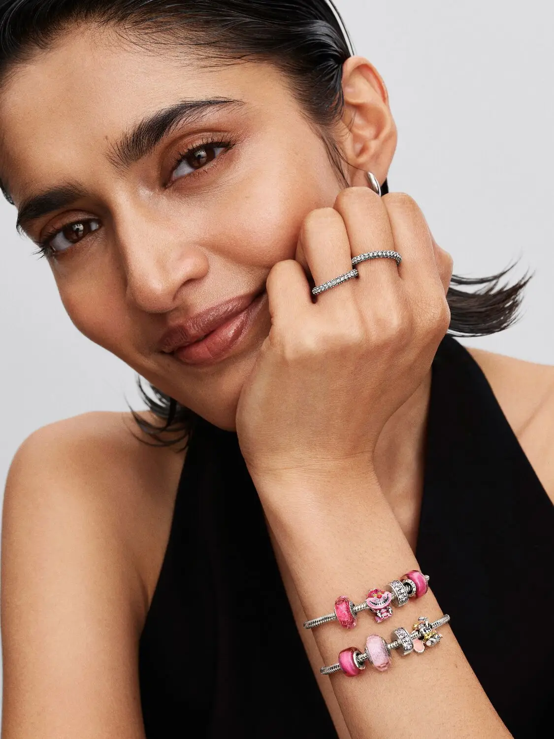 925 فضة ديزني الكلب غرزة الأميرة قلادة مطرز يناسب 3 مللي متر سوار قلادة ، المرأة DIY مجوهرات هدايا