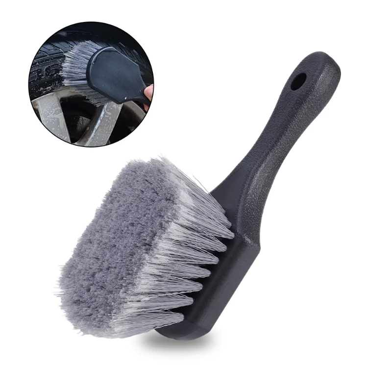 Car Tire Brush Car Wash Tool Hub Scrubbing Brush Used At Home and Car Dedicated Strong Decontamination Brush