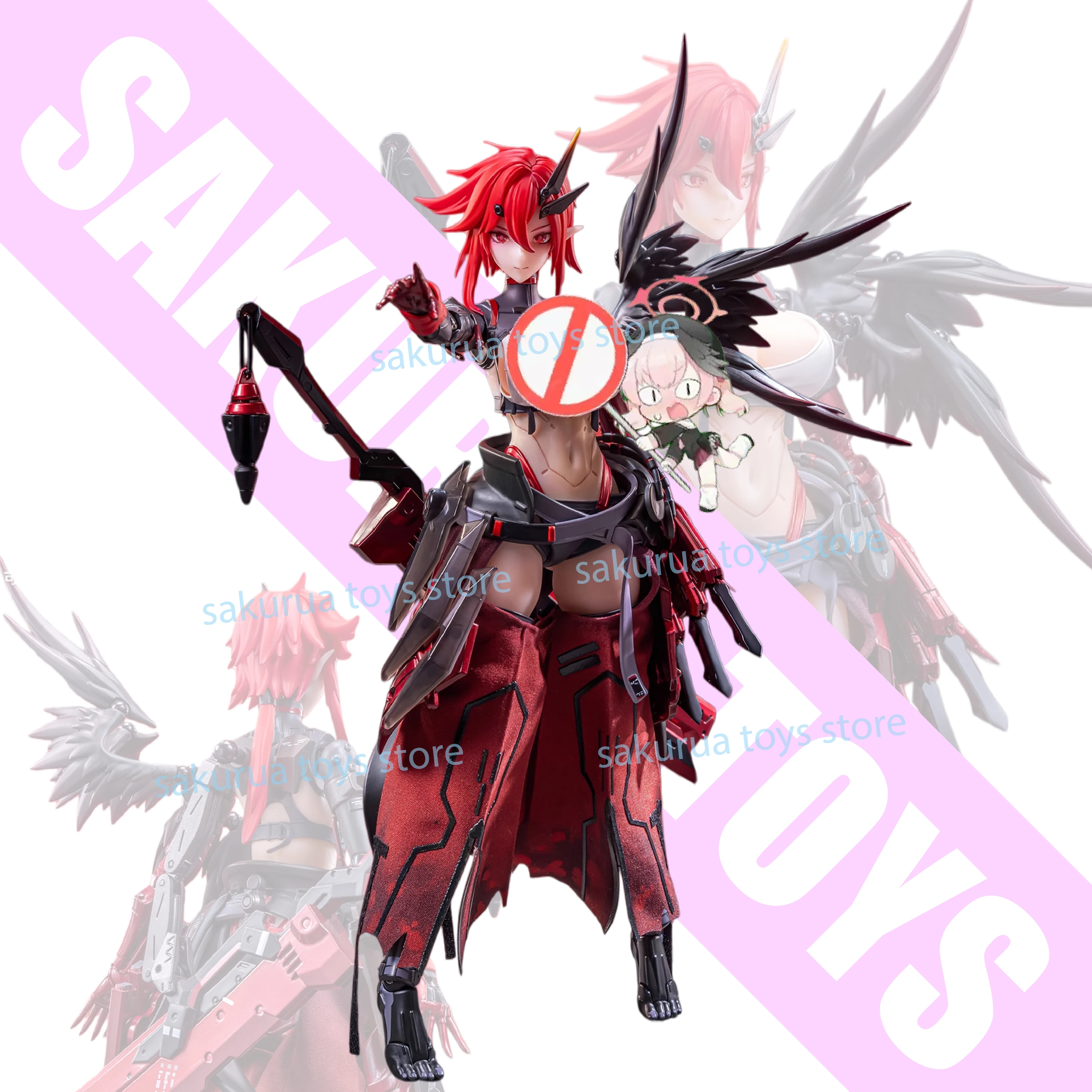 

In Stock Nuclear Gold Reconstruction Wolf Dog Force Assault Raven 1/9 Rubberized Movable Model Movable Figure Collection Gift