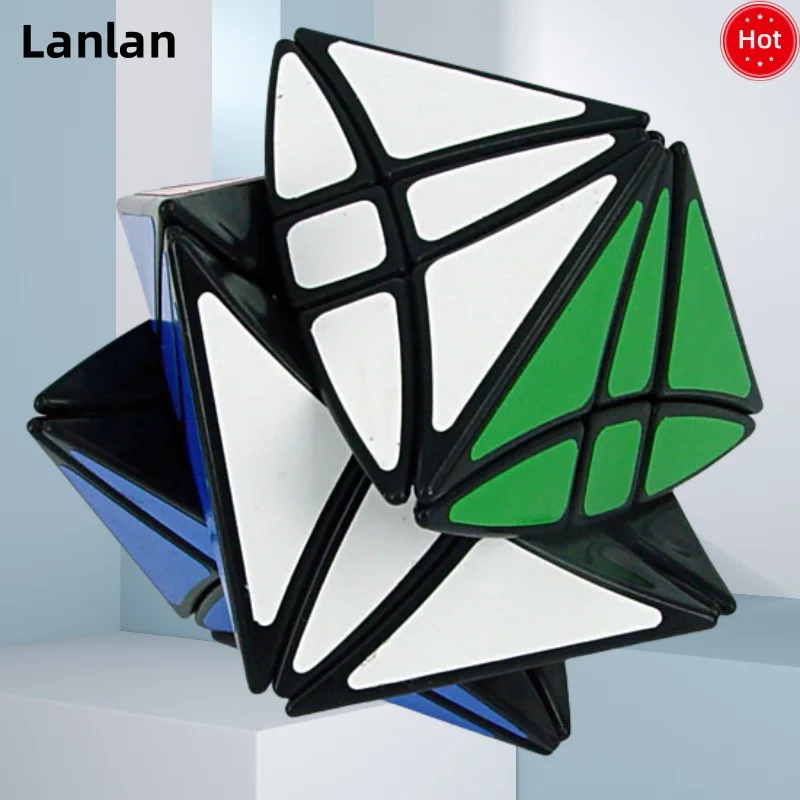 

Lanlan Rex Magic Cube Lanlan Strange Shape Speed Cube Puzzle Toy Children Gift Cubo Magico Puzzle