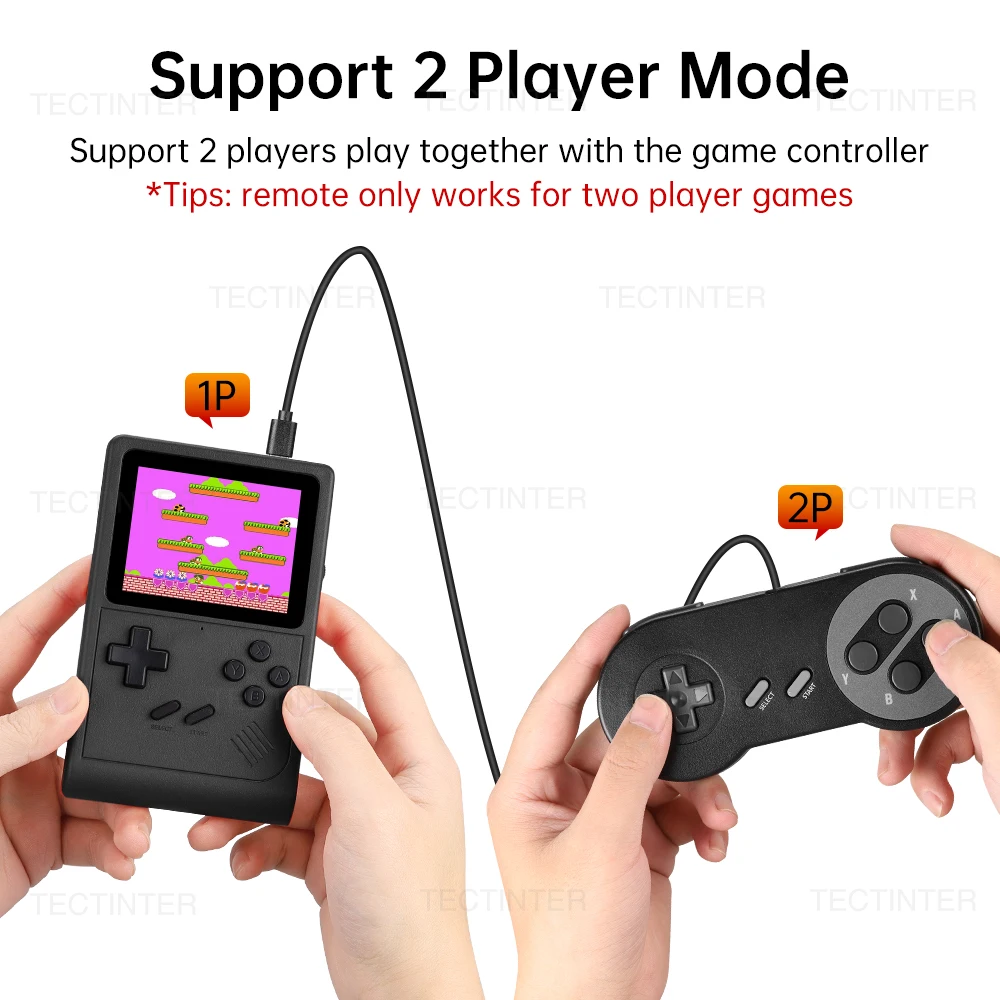 مشغل ألعاب محمول باليد ، وحدة تحكم ألعاب الفيديو ، دعم خرج AV ، لعبة مدمجة لـ SF ، SFC ، GB ، GBA ، شاشة ، GB300