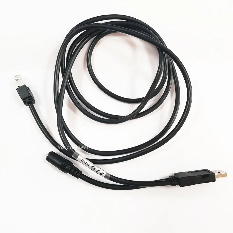 Datalogic Magellan 3200VSi Scanner 2m USB Cable with 12V 1A Power Adapter for Datalogic Magellan 3200VSi Scanning Platform