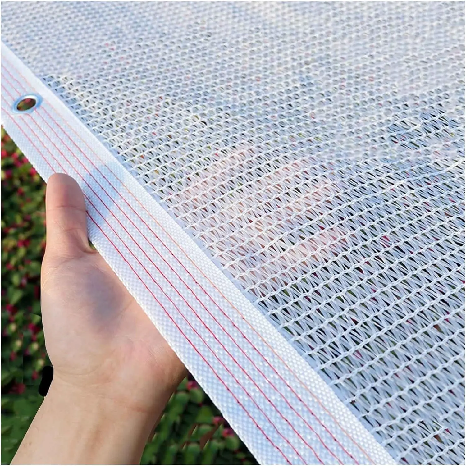 

Shade Cloth 55% Garden Shade Net，Outdoor Shade Garden Sun Shade Mesh Screen Cover for Patio Balcony Chicken Coops(White 10x10ft)